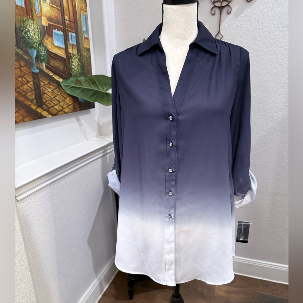 Women’s Petite SM ombré tunic/blouse by INC. NEW WITH TAGS!!